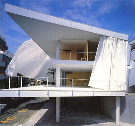 wood shutters on metal house|curtain wall house shigeru ban.